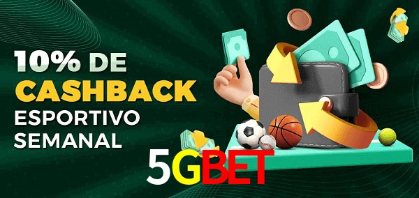 10% de bônus de cashback na 5Gbet